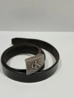Vintage x Calvin Klein 410501 Genuine Leather Belt UNISEX - Image 2