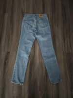 Vintage x 80s "made in Canada" 631 Levi's Orange Tab Slim Fit Blue Jean - Image 4