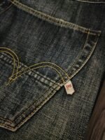 Edwin Tokyo Japan ED-55 Relaxed Bleached Jean - Image 3