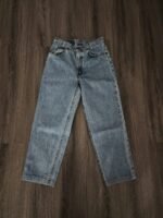 Vintage x "made in USA" Levi's 550 Orange Tab Relaxed Fit STUDENT Blue Jean - Image 5