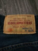 Rare Vintage x 90s UNLIMITED Distressed Blue Jean
