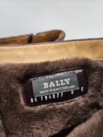 Vintage x 80s "made in Switzerland" BALLY Red Leather Mid Ankle Zipper Boots - Image 9