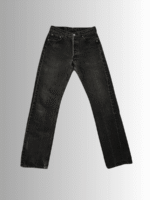 Vintage x 90s "made in Canada" 501 Levi's Red Tab Black Jean - Image 5