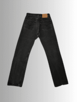 Vintage x 90s "made in Canada" 501 Levi's Red Tab Black Jean - Image 4