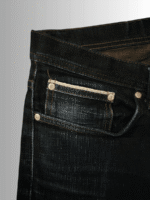 Naked & Famous Weird Guy Army Green Weft Slub Mid-Rise Japanese Denim - Image 7
