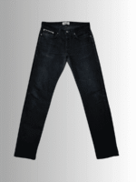 Naked & Famous Weird Guy Army Green Weft Slub Mid-Rise Japanese Denim - Image 4