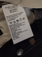 Nudie Jean Grim Tim Dry Navy Jean - Image 10