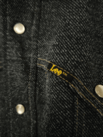 Vintage x 70s "made in USA" Lee Denim Knit Pearl Button Snap Shirt - Image 3