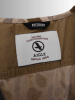 Aigle Depuis 1853 Sleeveless Camo Multi-Pocket Gilet - Image 2