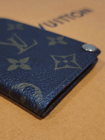 Rare Vintage x Louis Vuitton Monogram Portes Cartes Credit Pression Card Holder - Image 3