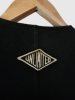 Vintage x 80s UNLIMITED Genuine Leather- Wool Men's Biker Vest - Image 8