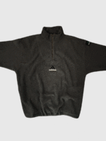 Vintage x 90s Adidas EQT Fleece Polartec Quarter Zip Pullover Sweater - Image 3