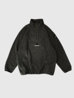 Vintage x 90s Adidas EQT Fleece Polartec Quarter Zip Pullover Sweater - Image 2