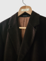 Vintage x 90s Hugo Boss Stratus Men's Brown Long Coat - Image 14