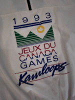 Vintage x 90s Jeux Du Canada Games Kamloops Quarter Zip Pullover Sweater - Image 6