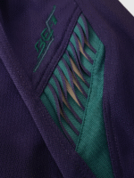 Vintage x 80s-90s Mizuno Super Star Exercise Unit Full Zip Purple Neon Jacket - Image 4