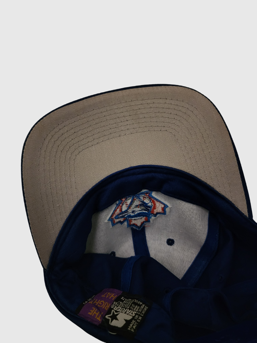 Heirloom-usedvintagestore- 90s Starter Snapback Hat Toronto Blue Jays Embroidered Front logo-image6 Vintage x 90s Starter Snapback Hat Toronto Blue Jays Embroidered Front logo - Image 7