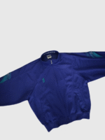 Vintage x 80s-90s Mizuno Super Star Exercise Unit Full Zip Purple Neon Jacket - Image 8