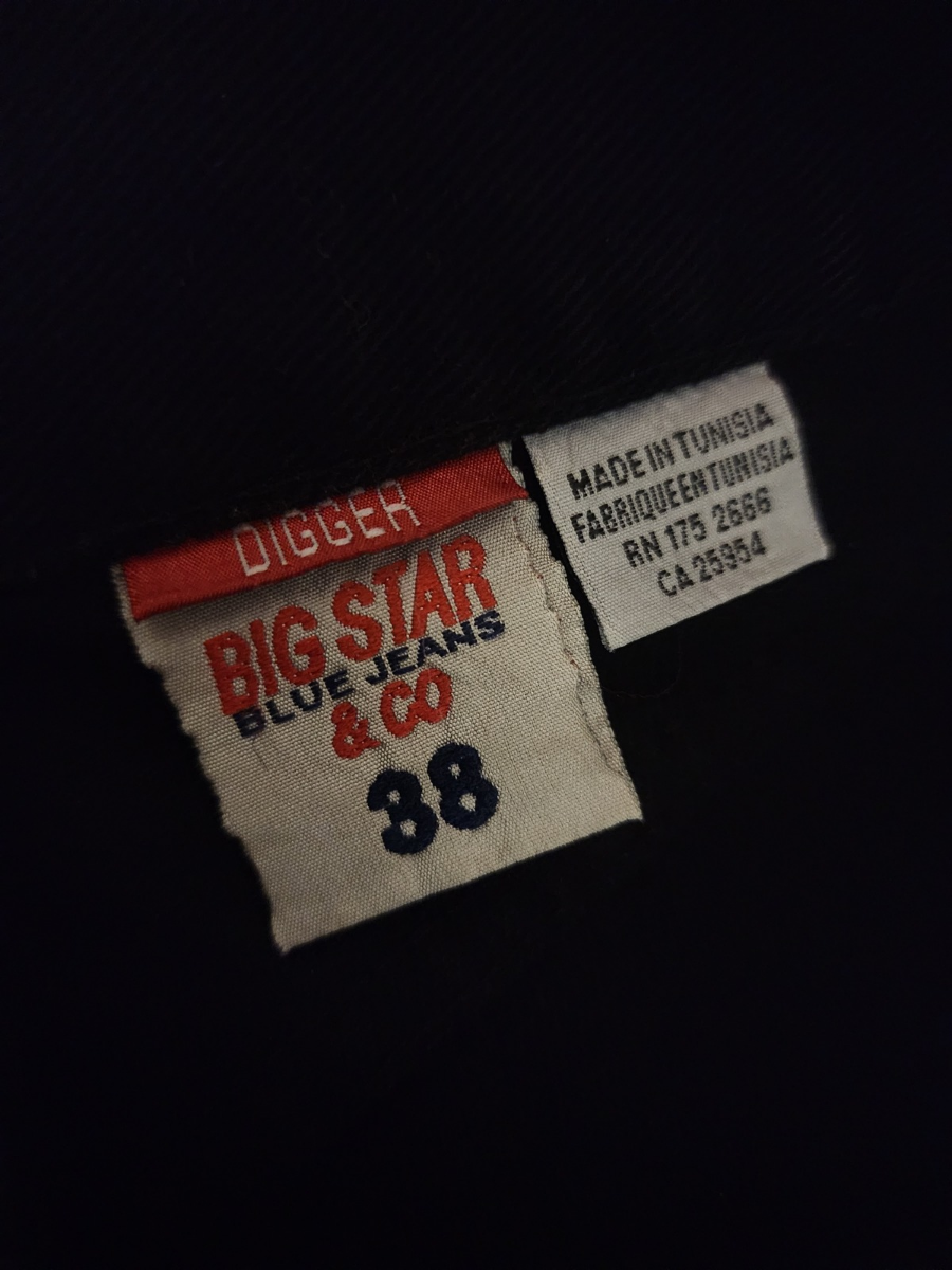 Photo Shoot_20251024_005616_0010 Vintage x 90s Big Star Digger Vintage Blues Black Denim - Image 10