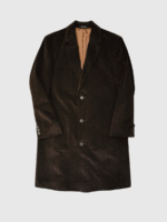 Vintage x 90s Hugo Boss Stratus Men's Brown Long Coat - Image 2