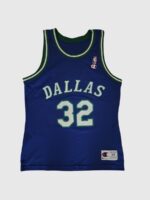 Vintage x 90s Champion NBA Dallas Mavericks Jamal Nashburn #32 Jersey - Image 6