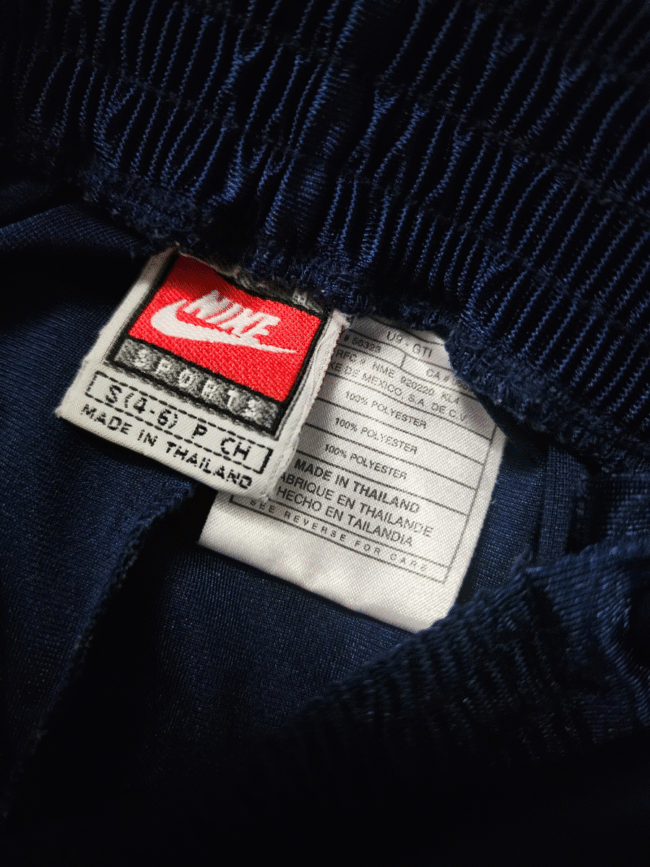 Vintage x 90s Nike Swoosh Team Sports Tear Away Pant - Image 3
