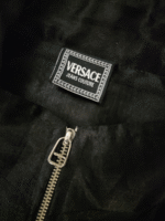 Vintage x 90s Versace Jeans Couture Transparent Bomber Jacket - Image 6