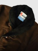 Vintage x 50s-60s Victoria Leather Jacket Co. Seville Suede Warm Coat - Image 4