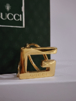 Vintage x 2000s Tom Ford Gucci Gold Scarf Ring
