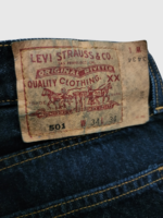 Vintage x 90s Levi's 501 Red Tab Indigo Jean - Image 6