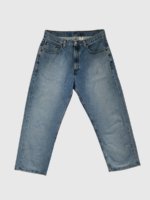 Vintage x 90s Levi's 569 Large Baggy Straight Fit Redline Selvedge Denim - Image 3