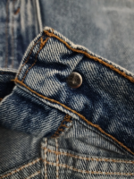 Vintage x 90s Levi's 569 Large Baggy Straight Fit Redline Selvedge Denim - Image 9